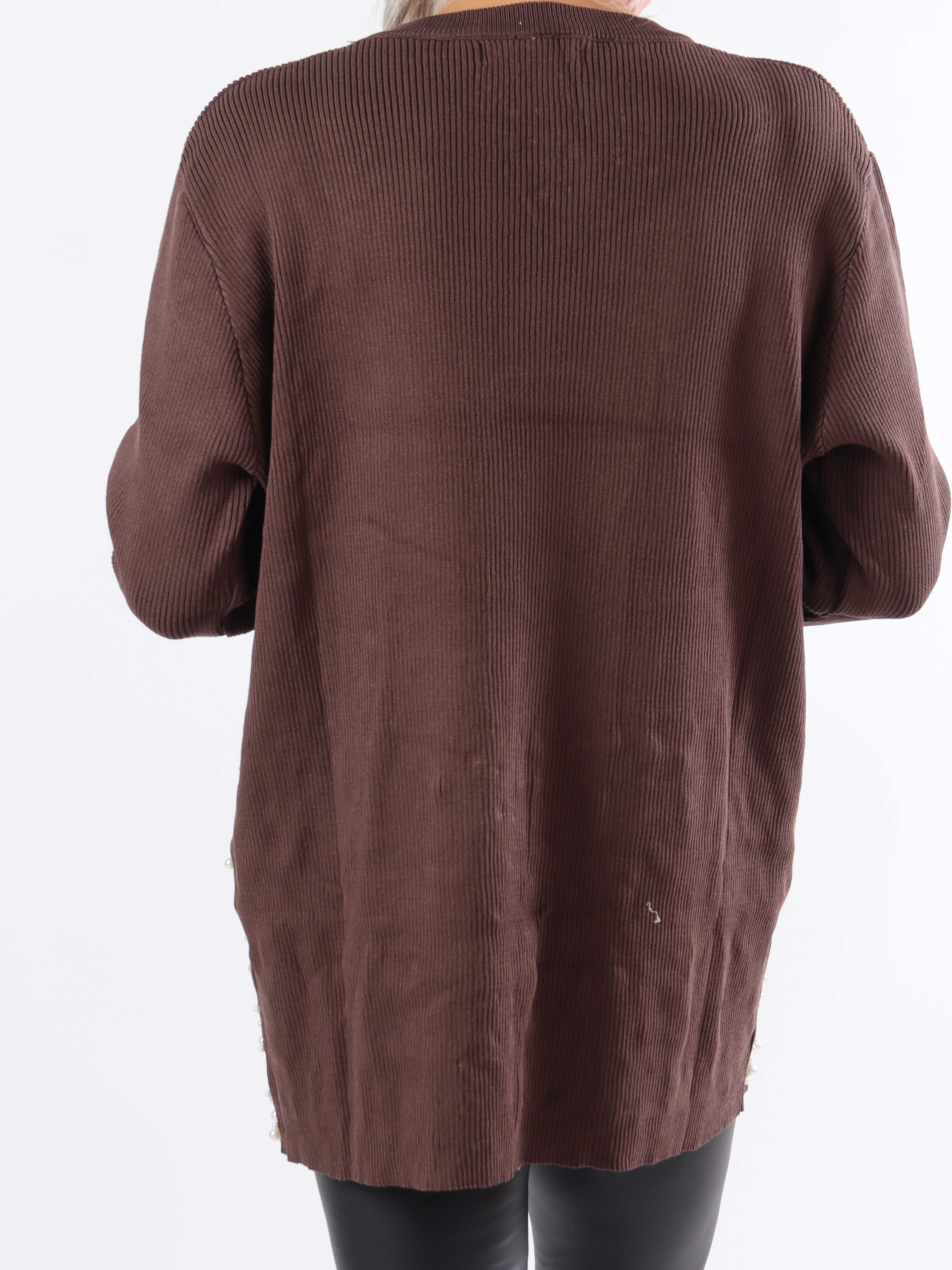 Diantha - Bluse i viskose med perler og masser af stræk